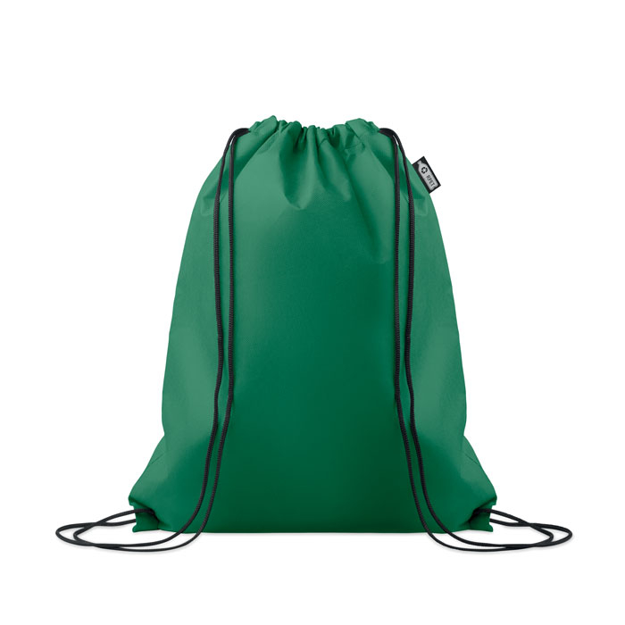 Sac souple à cordons RPET 80 g/m² publicitaire Daffy Vert foncé